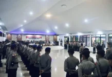 Polres Sangihe Perkuat  Pengamanan Idul Fitri 1447 Hijriah