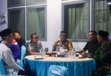 Lanal Tahuna  Buka Puasa Bersama dengan Forkopimda