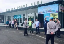 Kapolres Sangihe Pantau Pengamanan Mudik Lebaran di Tabukan Utara