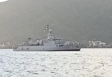 KRI Nala-363 Perkuat Pengamanan Laut Perbatasan Sangihe