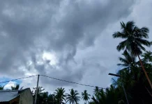 Cuaca Sangihe jelang  Idulfitri Secara Umum Berawan