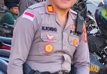 Polsek Tamako Jamin Keamanan di Malam Takbiran
