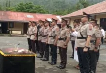Ini Daftar  Pejabat Polres Sangihe yang Dirotasi