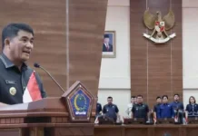 Gubernur Yulius Selvanus, Sampaikan LKPJ  2025 di Paripurna DPRD