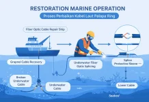 Mengenal Restoration Marine Operation Perbaikan Kabel Laut Palapa Ring