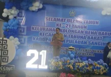 Usia Ke-21 Kelurahan Beha Baru, Berkarya untuk Kemajuan Bersama