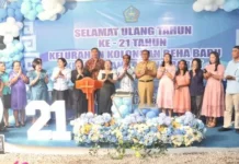 Kelurahan Beha Baru Tahuna Barat Rayakan HUT ke 21