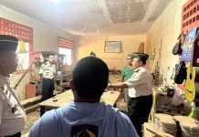 Kalapas Tahuna Monitor Program Bengkel Kerja WBP