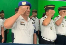 Dua Pengawai Lapas Tahuna Ikuti Pengukuhan Satops Pantal