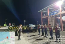 Polres Sangihe Mengelar KRYD di Pelabuhan Nusantara Tahuna