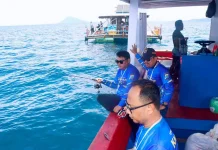 Kapolres dan Wakil Bupati Sangihe Hadiri Tournament Kapolda Cup