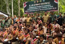 Jembatan Perintis Garuda TNI AD di Beha Tabut Sangihe Resmi Difungsikan
