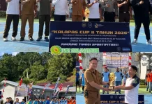 Tingkatkan Sinergitas Koramil1301-02/Siau Hadiri  Turnamen Futsal Kalapas Cup