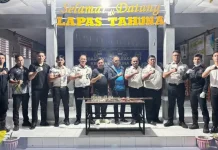 Laksanakan Penggeledahan Malam, Lapas Tahuna Komitmen Berantas HALINAR