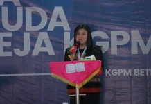 Bupati Sitaro Buka Pertemuan Raya KGPM di Balirangen