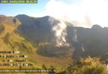 Aktivitas Gempa Gunung Awu Meningkat, Masyarakat Sangihe  Waspada
