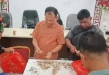 Adwin Pratama Pemenang Lelang Walet Pulau Kalama Sangihe Berat Bruto 41 Kg