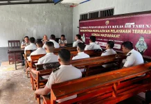 Perkuat Tusi Pengamanan, Lapas Tahuna Gelar Rapat Internal Bersama Jajaran