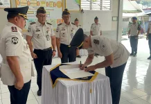 Dua Pejabat Eselon V Lapas Kelas IIB Tahuna Resmi Dilantik