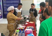 Warga Binaan Lapas Tahuna Mengelola Jagung Jadi Puding Hercules