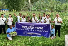 Panen Jagung Perdana, Lapas Tahuna Wujudkan Program Ketahanan Pangan