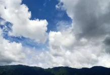 Akhir Pekan di Sangihe di Prakirakan Berawan hingga Hujan Ringan