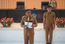 HUT ke-19 Sitaro, Plt Bupati Ajak Masyarakat Bangkit Bersama