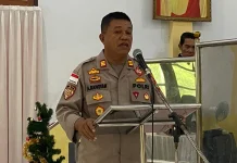 Program Minggu Kasih, Polres Sangihe Ajak Jaga Kondusivitas