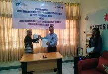 RRI Tahuna dan Bulog Tandatangani Kerjasama Penyiaran