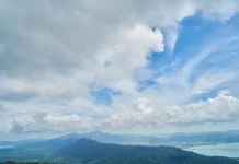 Cuaca Sangihe Hari Ini Diprakirakan Berawan hingga Hujan Ringan