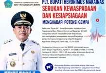 Plt. Bupati Sitaro Serukan Kewaspadaan, Kesiapsiagaan Menghadapi Bencana