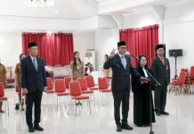 PLT Kadis Dukcapil Djarang Dilantik sebagai Defenitif