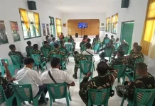 Nobar Piala Dunia 2026 di Kodim 1301/Sangihe, Wujud Kebersamaan TNI-Rakyat