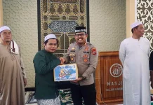 Silaturahmi dengan Jemaah, Kapolres Sangihe Perkuat Kedekatan Polri dan Masyarak