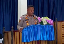 Polres Sangihe Ajak Jemaat GMIST Lohonggigile Perkuat Kamtibmas