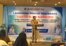 Capaian Penemuan TB Sangihe 95 Persen, Santer TB Awasi Kepatuhan Pengobatan