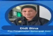 Gunung Api Awu Sangihe Turun Level 2 Waspada