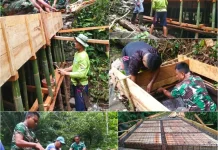 Kodim 1301/Sangihe  Bangun Infrastruktur untuk kesejahteraan Masyarakat