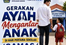 Ayah Hadir di Hari Pertama Sekolah lewat GAMAS
