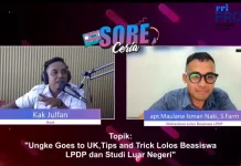Lolos Beasiswa LPDP ke Luar Negeri, Isman Tekankan Pentingnya Rekam Jejak