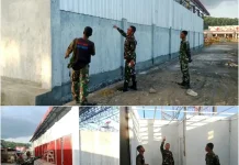Dandim 1301/Sangihe Pastikan Bangunan Koperasi Merah Putih di Sitaro Berkualitas