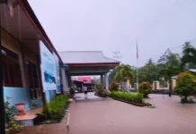 Luapan Sungai Rendam SMA Negeri 1 Tamako dan Rumah Dinas