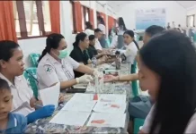 Siswa-siswi SMA Negeri 1 Tahuna Lakukan Pemeriksaan Kesehatan Gratis