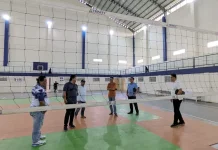 Sekum PBVSI Sulut Tinjau Kesiapan Kejurprov U19