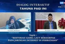Restorasi Kabel Laut Palapa Ring tengah Segmen Melonguane-Morotai
