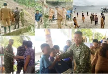 Dandim Dampingi Forkopimda Tinjau Korban Longsor Laotongan