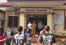 Calon Paskibraka Kecamatan Tamako Diminta Disiplin Jalani Latihan HUT RI
