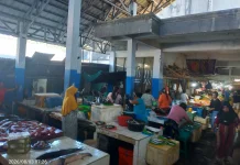 Cuaca Buruk, Harga Ikan di Pasar Towo’e Tahuna Naik