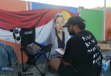 Seniman Kevin Percantik Boulevard Tidore dengan Mural Perjuangan
