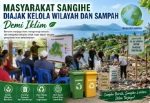 Masyarakat Sangihe Diajak Kelola Wilayah dan Sampah Demi Iklim